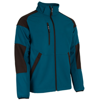 Veste softshell homme imperméable chaude et respirante - Yuki II Coverguard - Couleur pétrole - Taille L