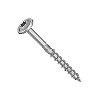 Vis bois Heco Topix Plus Acier A3K - Tête ronde 8 x 320 mm Filetage partiel T40 - Boîte de 50