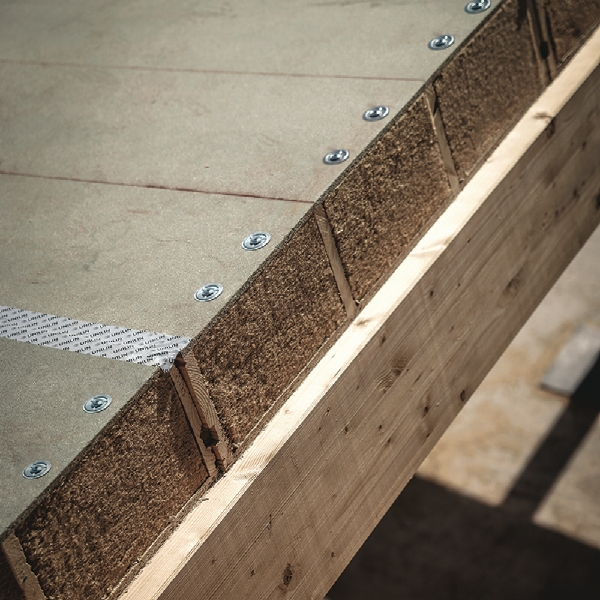 Panneau sandwich toiture USYSTEM Roof DS Natural Wool GFB - 6,10 m².K/W - 0.8 x 3.05 m - ép. 267,00 MM