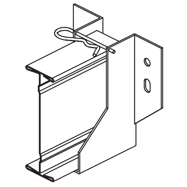 Sabot métallique pour support de rive VIC 1230 - plafond suspendu - boîte de 25