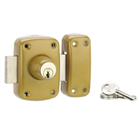 Verrou pour porte d'entrée vitrée Corvette Thirard cylindre double 45 mm - livré avec 3 clés