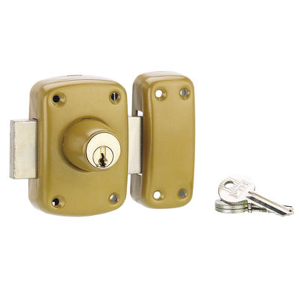 Verrou pour porte d'entrée vitrée Corvette Thirard cylindre double 45 mm - livré avec 3 clés