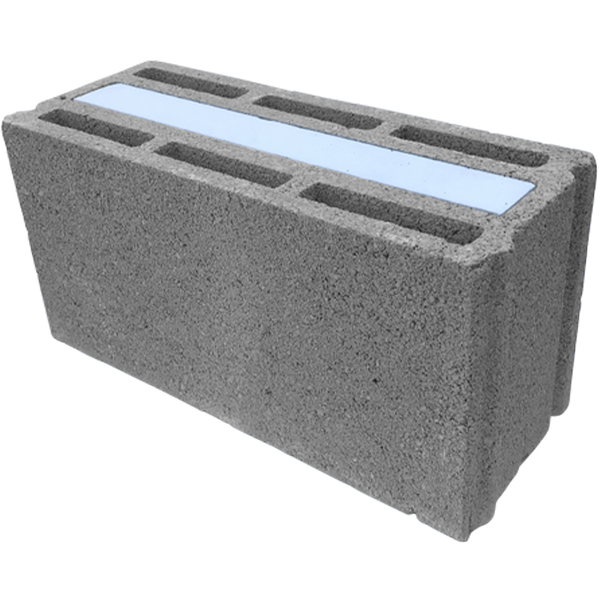 Bloc béton isolant Confort R1 Alkern - 500 MM x 200 MM x 200 MM - B60