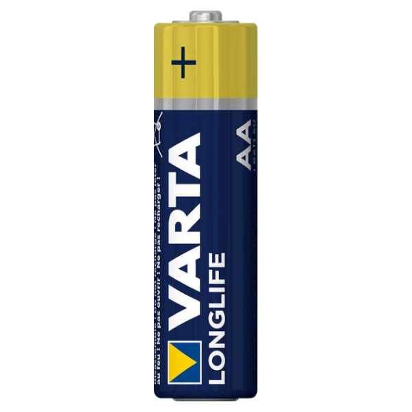Piles alcalines Varta Longlife AA / LR6 1.5V - Lot de 24