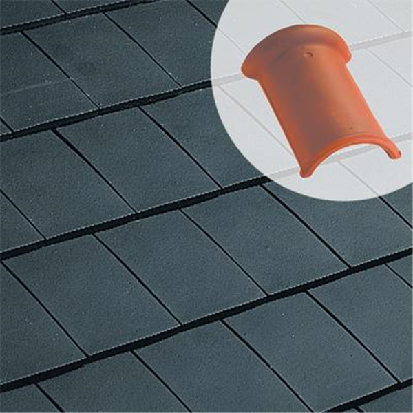 Tuile faîtière 1/2 ronde à emboîtement - 717 Edilians - Ardoise