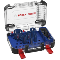 Coffret de 6 scies trépans multi-matériaux - Expert Tough Material Bosch - 22 à 68 mm - longueur utile 60 mm