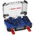 Coffret de 6 scies trépans multi-matériaux - Expert Tough Material Bosch - 22 à 68 mm - longueur utile 60 mm