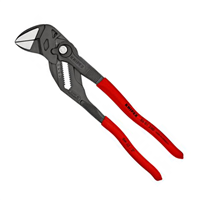 Pince-clé Knipex forte démultiplication - Ouverture mâchoires max 52 mm - Longueur 250 mm