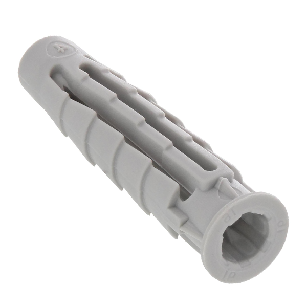 Cheville nylon Pro6 Spit sans vis pour matériaux pleins et creux - 10 x 50 mm - Boîte de 50