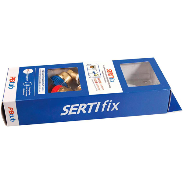 SERTIfix Press-Entr=150mm F1/2"Ø10x12 Kit Fixation-Plaque 13mm-SERTIpress