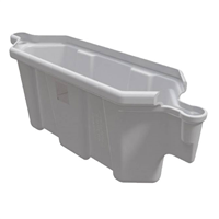 Séparateur de voie K16 Essential 500 en PEHD Blanc avec réflecteurs - lestable et empilable - 1250 x 400 x 500 mm