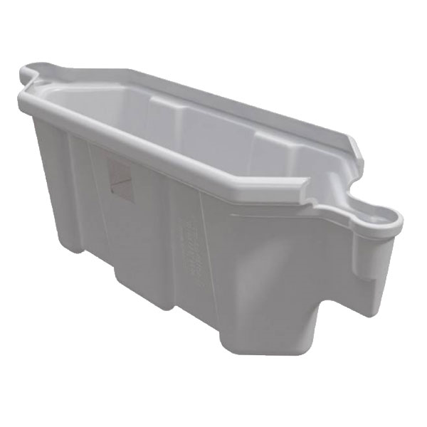 Séparateur de voie K16 Essential 500 en PEHD Blanc avec réflecteurs - lestable et empilable - 1250 x 400 x 500 mm