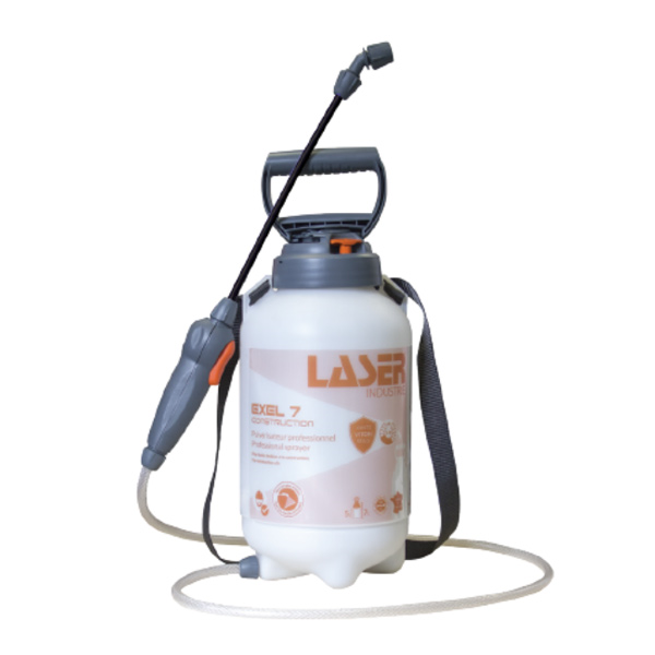 Pulvérisateur pour huiles solvantés - métiers du bâtiment - Exel 7 Viton Construction - pression 3 bar - capacité 5,0 LTR