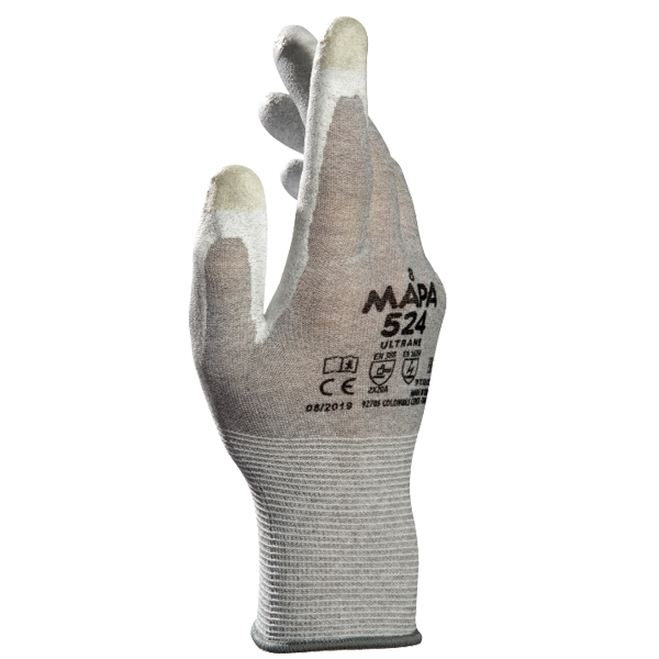 Gant pour travaux de précision spécial électroniques ESD - Ultrane 524 Mapa - taille 10