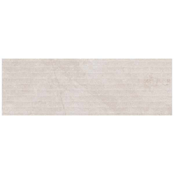 Carrelage mural pour salle de bains et cuisine effet pierre - Nora Wall - 20 x 60 cm - ép. 9,4 mm - à relief Sand