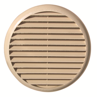 GRILLE RONDE A CLIPSER AVEC MOUSTIQUAIRE D.155 80<125 SABLE-PASS AIR