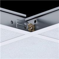 Entretoise acier longue à épaulement DX15XM noir mat – 1,20 m x 15 mm x 32 mm – Knauf Ceiling Solutions