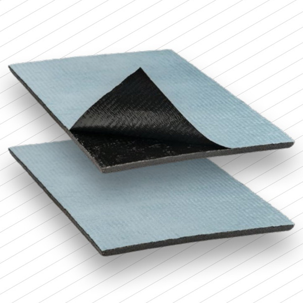 Sous-couche acoustique et antivibratoire autocollante Stickson pour cloison sol et plafond - 1200,0 MM x 1030 MM - ép.3,50 MM