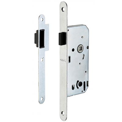 Serrure magnétique à encastrer Thirard - pêne rétractable à condamnation - axe 40 mm - entraxe 70 mm