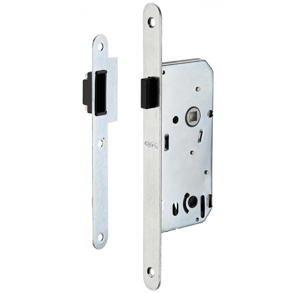 Serrure magnétique à encastrer Thirard - pêne rétractable à condamnation - axe 40 mm - entraxe 70 mm