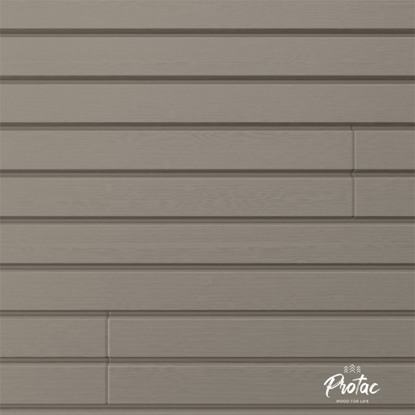 Bardage bois peint Épicéa traité Classe 3 - Protac Clinexel Profil Aztek - 27,00 mm x 125 mm x 4,46 m - Platine