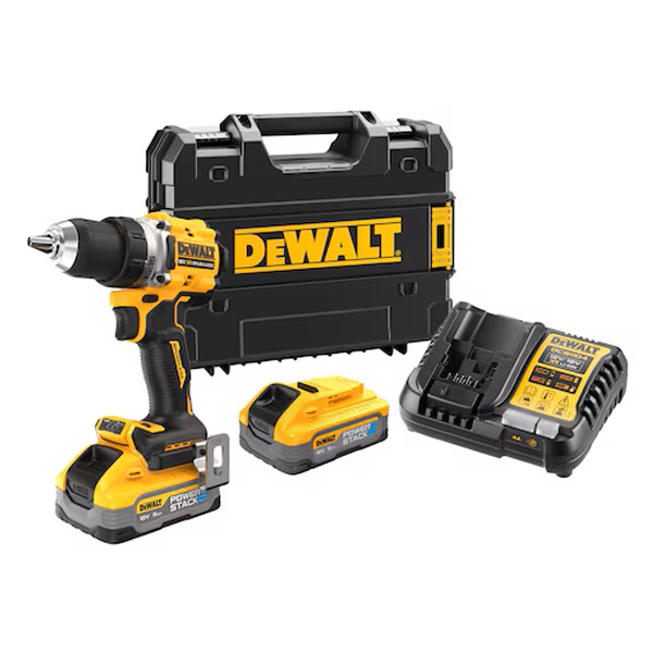 Perceuse visseuse sans fil Dewalt DCD800H2T-QW - XR 18V 5Ah Li-Ion - en coffret avec 2 batteries et chargeur