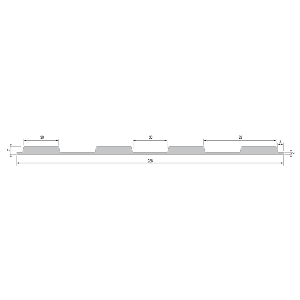 Rail de guidage extérieur blanc Dinaguide Dinac pour personnes aveugles et malvoyantes - 228 MM x 970 MM