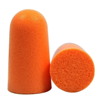 Bouchons d'oreilles jetables 3M 1100 - mousse hypoallergénique - réduction du bruit 35 dB - orange - 4 paires