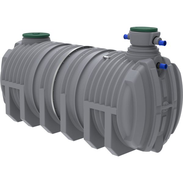 Cuve de récupération d'eau de pluie enterrée PEHD MILLEN'EAU PLUVIALE - 15000,0 ltr