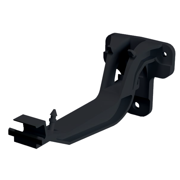 Crochet de fixation invisible MEP RVC pour gouttière moulurée La Réversible - PVC