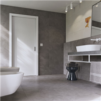 Carrelage intérieur effet béton ciré en grès cérame émaillé - Betonico - 60,0 cm x 60,0 cm - ép. 10,00 mm - Gris