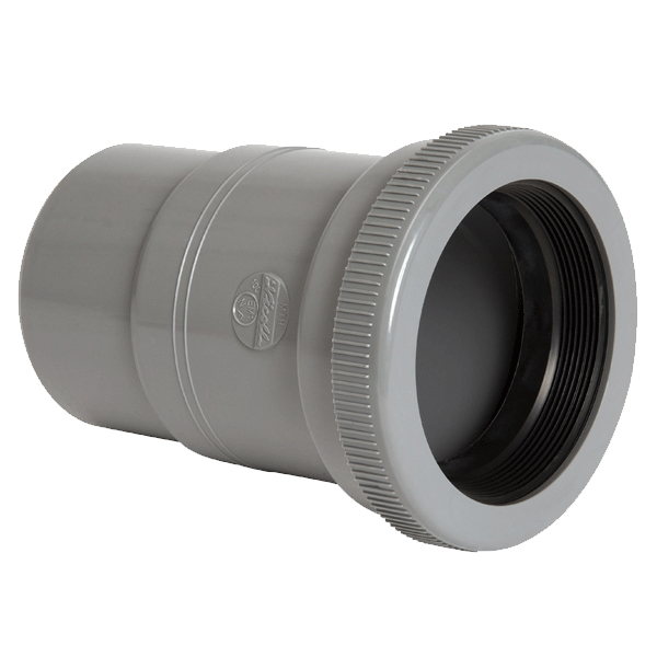 Manchon de dilatation pour canalisations d'allure horizontale - Mâle/Femelle - ø 100 mm - PVC Gris