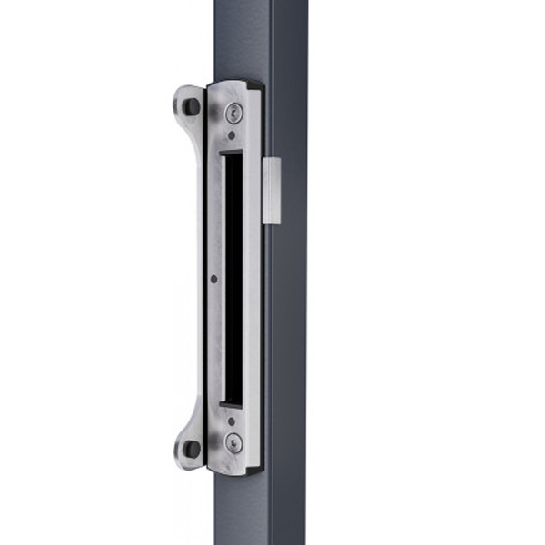 Gâche en acier inoxydable pour serrure Fortylock Fiftylock et Sixtylock - réglage de 40 à 60 mm