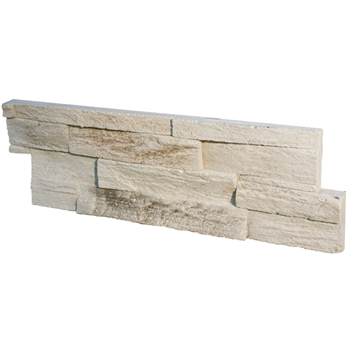 Plaquette de parement de mur Gaïa en pierre reconstituée - teinte naturelle - 44,0 CM x 15,0 CM - ép. 2,50 CM