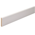 Plinthe arrondie en MDF prépeint en blanc - section de 10 MM x 100 MM - longueur 2440 MM