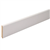 Plinthe arrondie en MDF prépeint en blanc - section de 10 MM x 100 MM - longueur 2440 MM