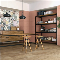 Faïence murale pour cuisine et salle de bain - Stay - 20,0 CM x 60,0 CM - ép. 8,00 MM - Terracota