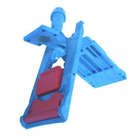 Monture magnétique avec clips pour lave-sol - fermeture aimantée - 40 x 11 cm