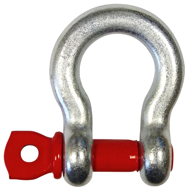 Manille lyre haute résistance axe à oeil CMU 6500 kg