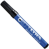 Marqueur indélébile Lyra Mark+Sign pointe fine coloris noir