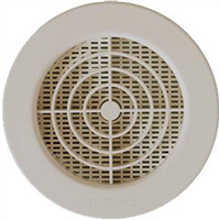 GRILLE RONDE D.100 SABLE