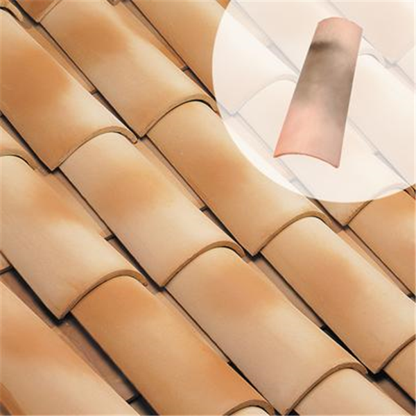 Tuile en terre cuite Canal 50 Poudenx Edilians - Littoral flammé