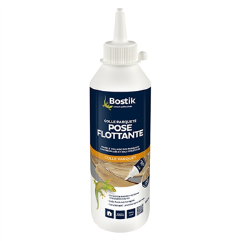 Colle vinylique pour assemblage et pose parquet flottant et sol stratifié - Bostik - Biberon 500 ml