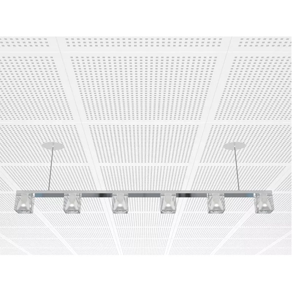 Dalle de plafond dépolluante - Gyptone Activ'Air Quattro 20 à Bords A (droits) - 600,0 MM x 600 MM - ép. 10,00 MM