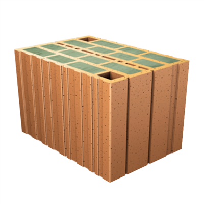 Brique tableau feuillure auto-isolante - Climamur 36 - L.250 MM x l.365 MM x H.249 MM