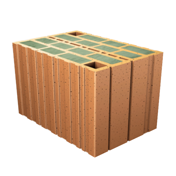 Brique tableau feuillure auto-isolante - Climamur 36 - L.250 MM x l.365 MM x H.249 MM