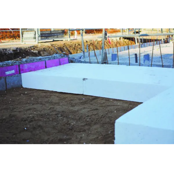 Panneau isolant pour sol sous dalle portée 100% recyclé - Terradall Portée REuse - R = 1,70 m².K/W - 2500,0 MM x 1200 MM - ép. 120 MM