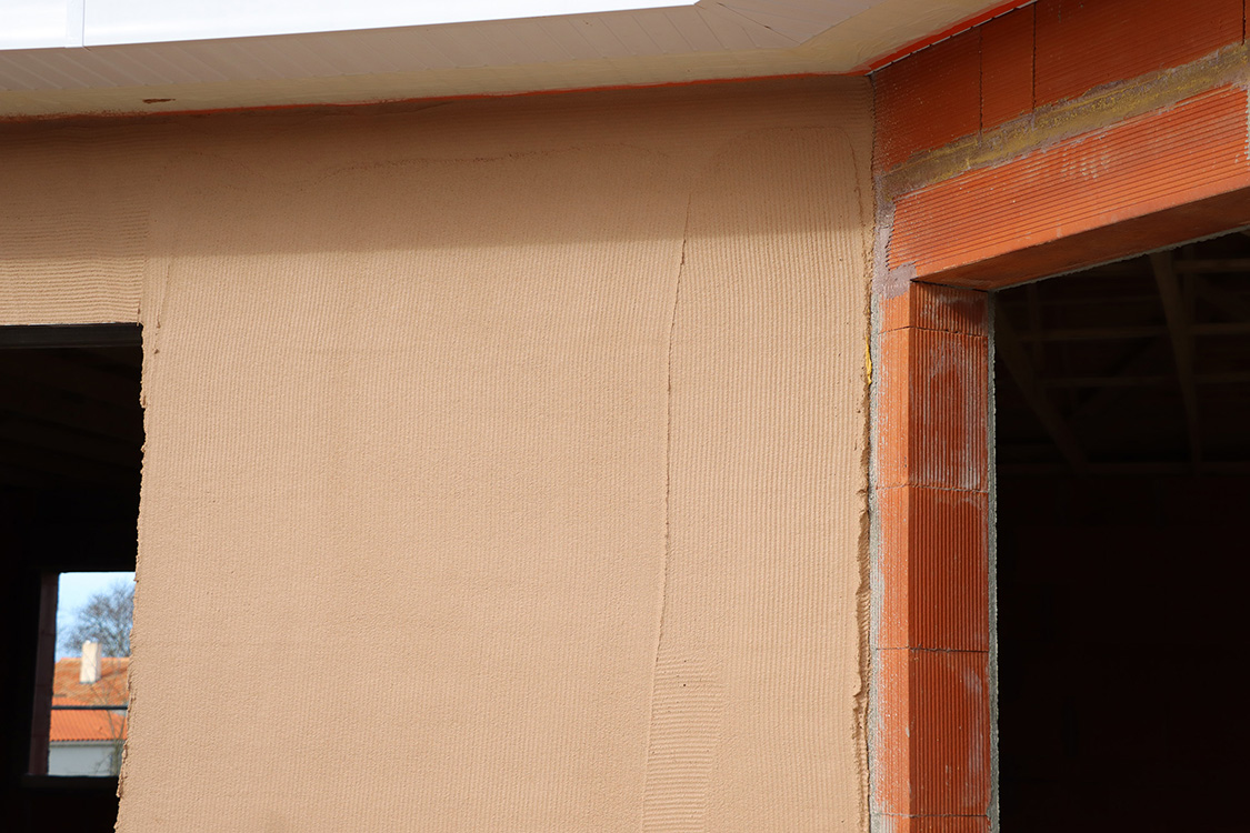 Enduit de façade monocouche