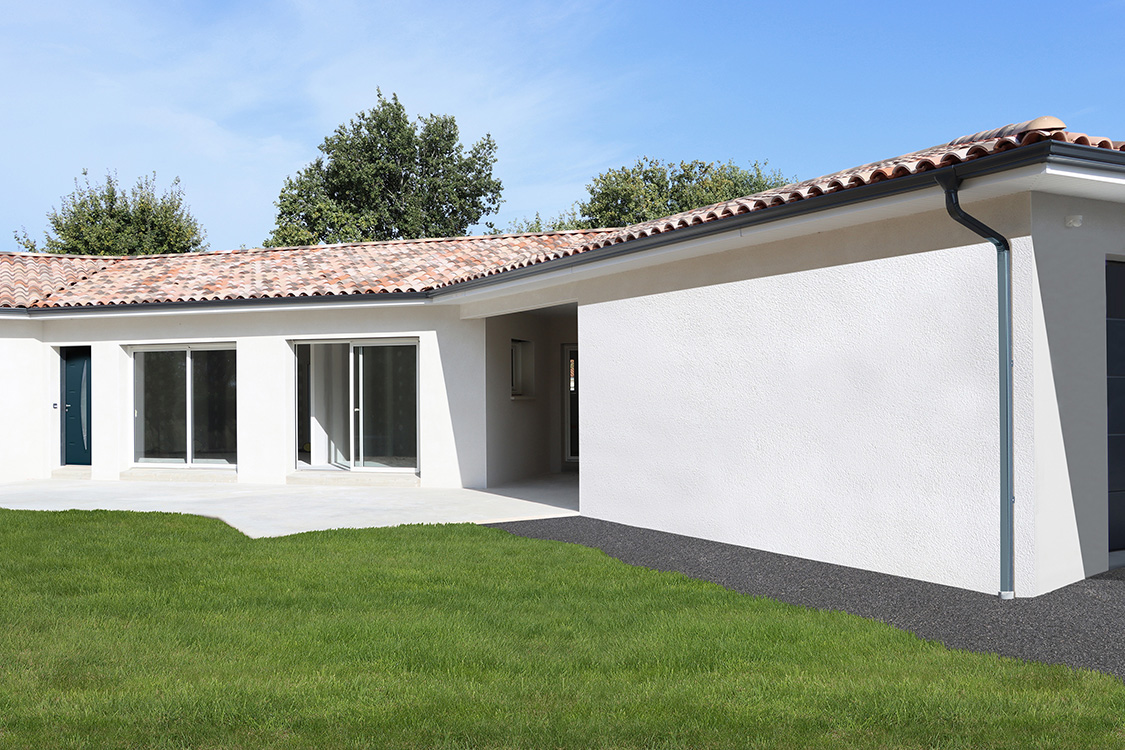 Enduit de façade monocouche