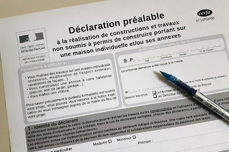 Déclaration préalable de travaux